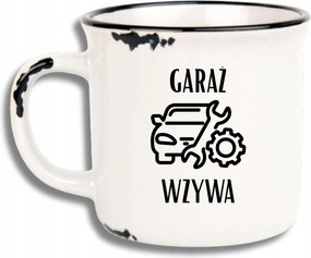 Bögre Fehér Retro Vicces Ajándék Apák Napja Garázs Hívó