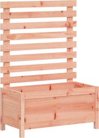 vidaXL tömör duglászfenyő kerti növénytartó állvánnyal 79x39,5x114 cm