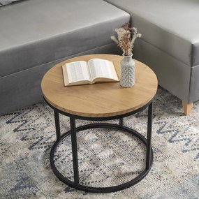 Asztal tölgy arany színben LELLA