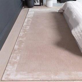 Bézs kézi szövésű gyapjú keverék szőnyeg 160x230 cm Ascot – Asiatic Carpets