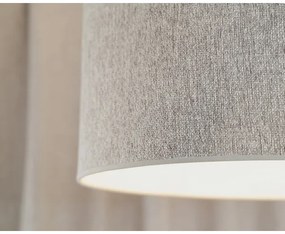 Duolla - Felületre szerelhető csillár ROLLER ECO RECYCLING 1xE27/15W/230V átm. 45 cm szürke