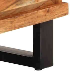 tömör akácfa TV-szekrény 100 x 34 x 46 cm