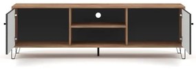 SULA TV-állvány, craft tölgy/fekete