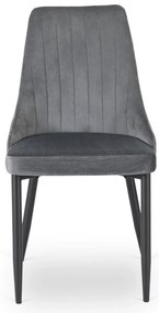 Szürke Bársony Étkezőszék. BARI
