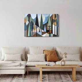 Kép - Természetes geometriai absztrakció II. (90x60 cm)