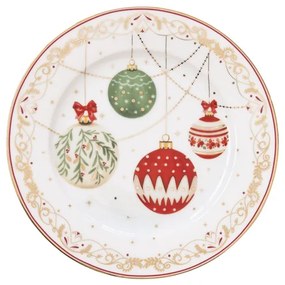 Christmas Eve karácsonyi porcelán desszertes tányér 4 db szett