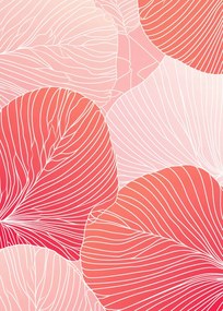 Poszter 25x35cm Korall kert