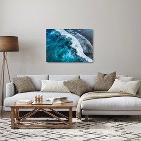 Kép - Hullámok a tengeren (üvegen) (70x50 cm)
