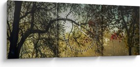 Napkelte képe (órával) (90x30 cm)