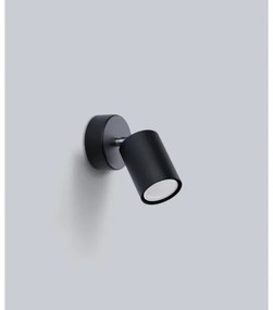 Sollux SL.1126 - Fali spotlámpa LEMMI 1xGU10/40W/230V fekete