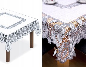 Abrosz jacquard csipke mintás négyzet 120 x 120 cm