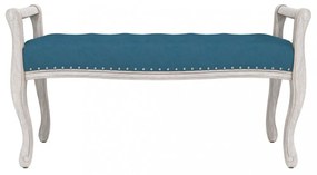 kék bársonypad 110x45x60 cm