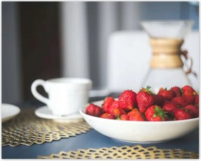 Poszterek 50x40 Kávé eperrel