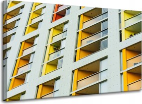 Vászonkép Blokk Lakás Épület Városépítészet 100x60