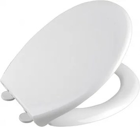 Aqualine SOFIA WC-ülőke polypropylén, Soft Close, fehér (BS122)