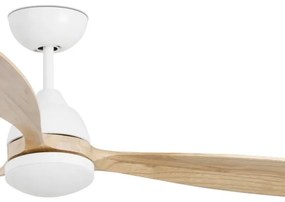 FARO 33524 - LED Mennyezeti ventilátor POROS LED/15W/230V fehér/barna