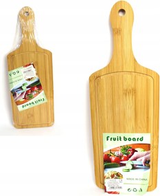 Bambusz vágódeszka 40x14x1cm.