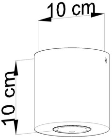 Roda fa mennyezeti lámpa - Sollux