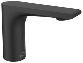 Laveo Plato, érintésmentes mosogató csaptelep külső hőmérséklet szabályozással, szabadon álló, fekete, LAV-BLY_724D
