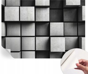 Öntapadós fotótapéta Otthoni szobába Geometrikus kockák 208x146 cm