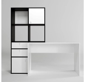 PC asztal Canny (fehér + fekete). 1088636