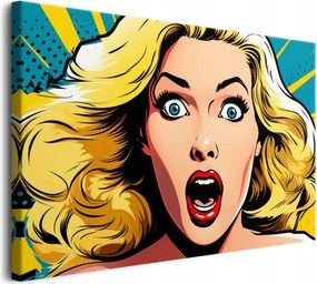 Vászonkép modern falikép nő pop art stílus 80x120cm