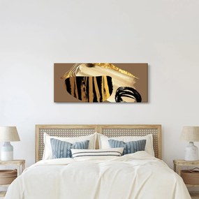 Kép - Absztrakció aranybarna N⁰2 (120x50 cm)