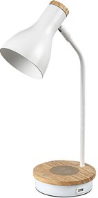 Rabalux Mosley asztali lámpa 1x25 W fehér 74001