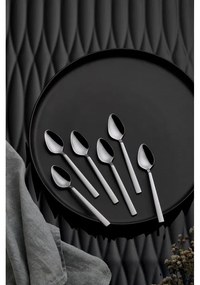 Ezüstszínű rozsdamentes acél evőeszköz készlet 36 db-os – Hermia