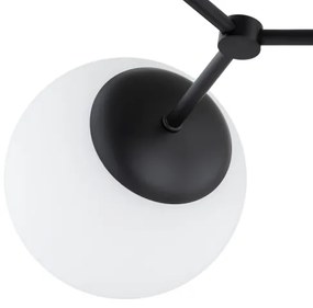 Csillár rúdon FOTON 4xE14/10W/230V fekete