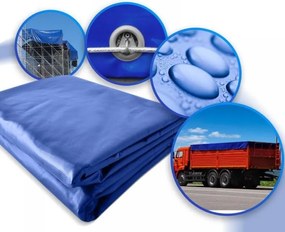 JAGO Takaróponyva 5 x 8 m LKW Kék 650 g/m²