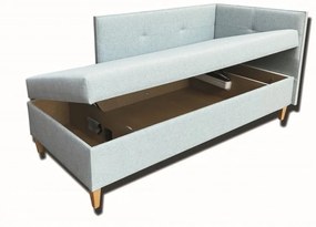 Egyszemélyes ágy (heverő) 90 cm Alissa (rugós matraccal) (J). 1052022