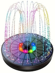 Világító LED napelemes kerti szökőkút - Gardlov
