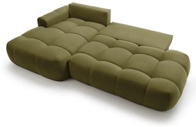 Sarokkanapé Ombre (B) (oliva + fekete). Akció -15%. 1100455