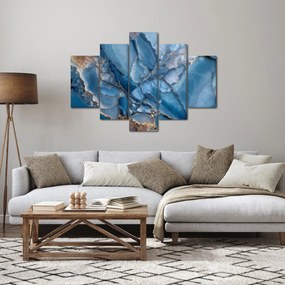 Kép - Kék tagolt márvány (150x105 cm)