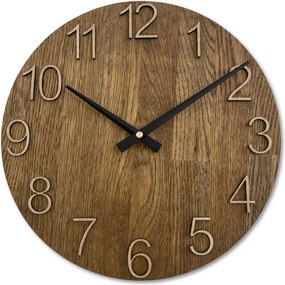 Minimalista falióra tölgyfából - VBIT