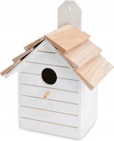 Madárház Függő fehér dekoratív fülke Menedék kerti dekoráció