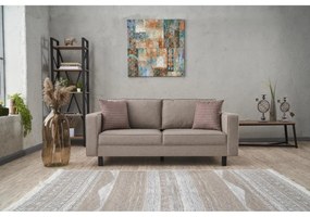 Kétszemélyes kanapé Kale Linen - Krém