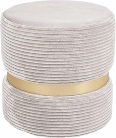 Ring puff - arany gyűrű - L06 - krém bársony R