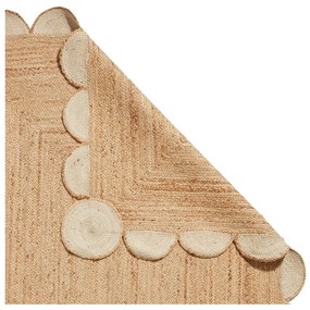 Natúr színű juta szőnyeg 160x230 cm Savannah Jute – Think Rugs
