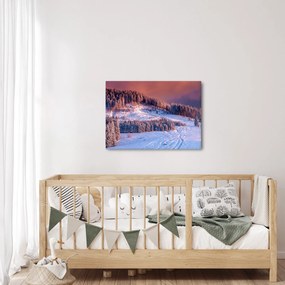 Egy kép egy téli tájról (70x50 cm)