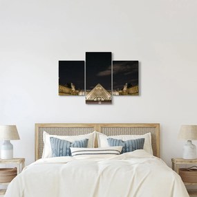 Kép - Louvre éjjel (90x60 cm)