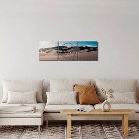 Kép - A sivatagból (órával) (90x30 cm)