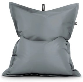 Szürke bőrutánzat gyerek babzsákfotel Pad M – So Soft?