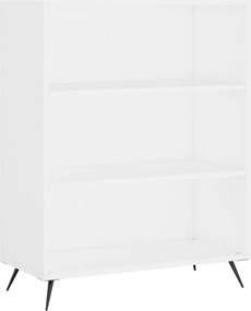 vidaXL fehér szerelt fa könyvespolc 69,5 x 32,5 x 90 cm