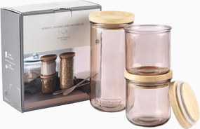 Üvegedény készlet 3 db-os Hermetic – Ego Dekor