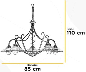 ONLI - Csillár láncon ROSINA 5xE14/6W/230V