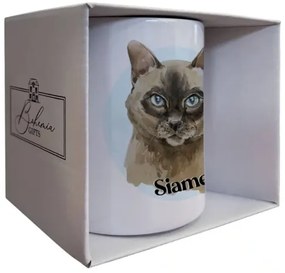 Bohemia Gifts Kerámia bögre - Siamese, 350 ml