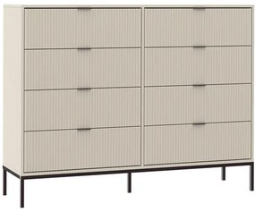 ONTARIO 8 Fiókos Komód Kasmír Színben. 150 cm.