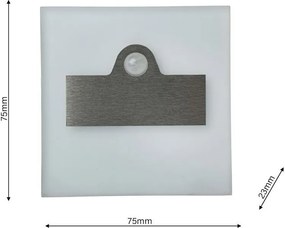 Eko-Light LUMI EKS3058 Beépíthető lépcsőházi lámpa 1x0,6W/LED 6500K 15LM IP20
